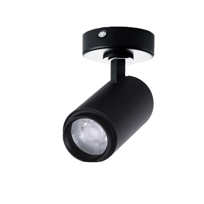 Faretto Orientabile da Binario Trifase o Soffitto 8W LED 24°
