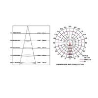 Faretto Orientabile da Binario Trifase o Soffitto 12W LED 24°
