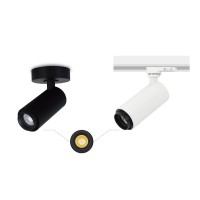 Faretto Orientabile da Binario Trifase o Soffitto 12W LED 24°