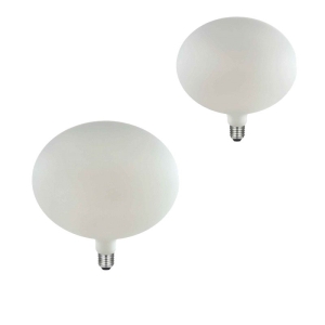 Daylight Milky LED Big Globe Bulb E27 10W Dimmable in Opal Glass