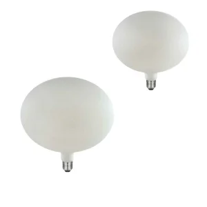 Daylight Milky LED Big Globe Bulb E27 10W Dimmable in Opal Glass