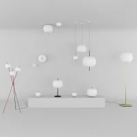 Kundalini Kushi XL Table Lampada Dimmerabile da Tavolo in Vetro