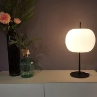 Kundalini Kushi XL Table Lampada Dimmerabile da Tavolo in Vetro