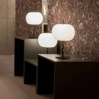 Kundalini Kushi XL Table Lampada Dimmerabile da Tavolo in Vetro