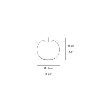 Kundalini Kushi Table Lampada da Tavolo in Vetro Soffiato per