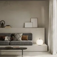 Kundalini Kushi Table Lampada da Tavolo in Vetro Soffiato per