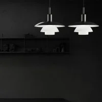 Louis Poulsen PH 5/5 Lampada a Sospensione in Vetro By Poul