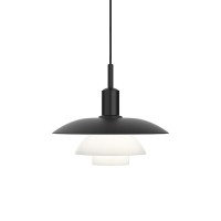 copy of Louis Poulsen PH 3/3 Suspension Lamp in Glass By Poul