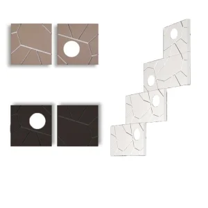 Cattaneo Street System LED Modular Ceiling or Wall Lamp
