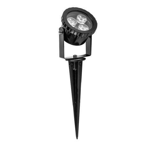 Lampo Faretto LED 12V da Giardino orientabile con picchetto Per