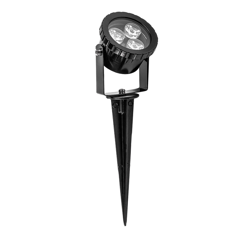 Lampo Faretto LED 12V da Giardino orientabile con picchetto Per Lampo Faretto LED 12V da Giardino orientabile con picchetto Per