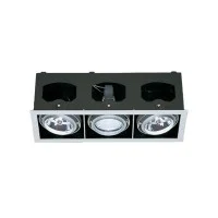 IGuzzini 4251 Frame 3 luci 3 X G12 faro incasso lampada cornice