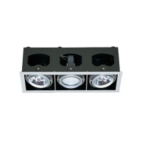 IGuzzini 4251 Gray Frame 3 lights 3 X G12 spot lights lamp