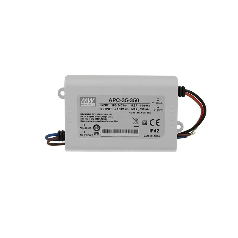 Meanwell Alimentatore APC-35-350 35W 100-240V 350mA IP42 per