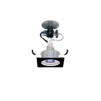 iGuzzini Laser Faretto Incasso Quadrato Nero GU5.3 per LED
