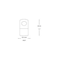Ideal Lux clip Supporto Cavo per Decentramento Radiale