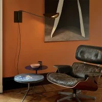 Oluce Plume Lampada da Parete Minimale per Interno By