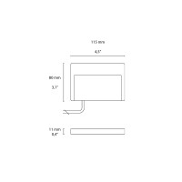 Flos Hyperion Mini Faretto Segnapasso LED 1,9W Dimmerabile da