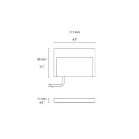 Flos Hyperion Mini Faretto Segnapasso LED 1,9W Dimmerabile da