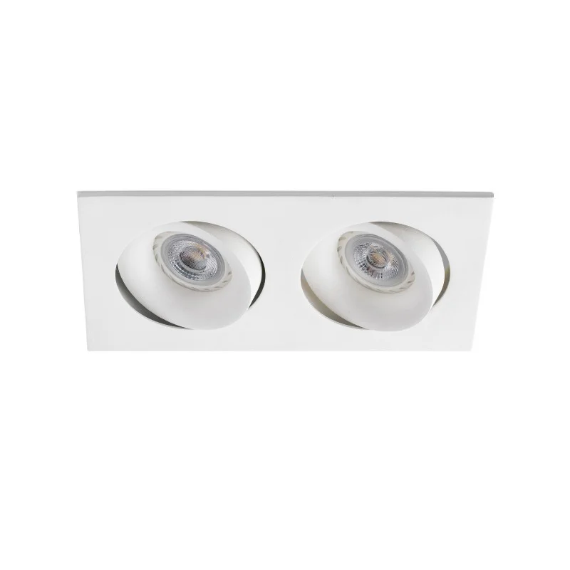 Faro Argòn-2 Faretto Doppio Orientabile da Incasso a Soffitto Faro Argòn-2 Faretto Doppio Orientabile da Incasso a Soffitto