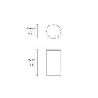 Flos Emma Ceiling 2 Lampada LED 6W da Soffitto IP65 Cilindro