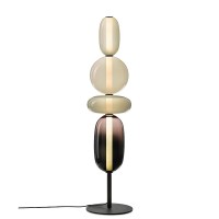 Bomma Pebbles Lampada da Terra a LED Dimmerabile in Cristallo