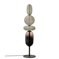 Bomma Pebbles Lampada da Terra a LED Dimmerabile in Cristallo