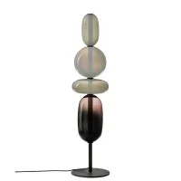 Bomma Pebbles Lampada da Terra a LED Dimmerabile in Cristallo