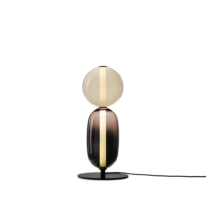 Bomma Pebbles Lampada da Tavolo a LED Dimmerabile in Cristallo