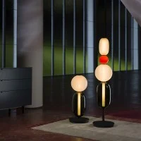 copy of Bomma Pebbles Dimmable LED Floor Lamp in Crystal By
