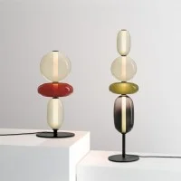 copy of Bomma Pebbles Dimmable LED Floor Lamp in Crystal By