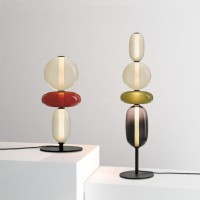 Bomma Pebbles Lampada da Tavolo a LED Dimmerabile in Cristallo