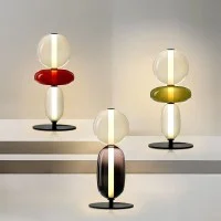 Bomma Pebbles Lampada da Tavolo a LED Dimmerabile in Cristallo