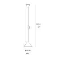 copy of Artemide Pausania LED TW Dimmable Table Lamp By Ettore