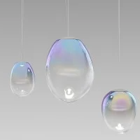Artemide Stellar Nebula Lampada LED da Sospensione in Vetro By
