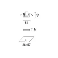 iGuzzini Mini LED Laser Blade XS 5.9W Minimal Wall Washer