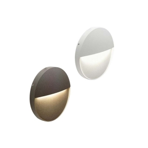 Sovil Geo Round Lampada LED 3W Da Parete Segnapasso Tondo Luce