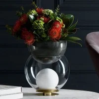copy of Fontana Arte Pinecone Medium Dimmable Glass Table Lamp