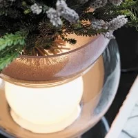 copy of Fontana Arte Pinecone Medium Dimmable Glass Table Lamp