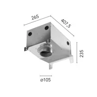 Flos Accessorio Cassaforma di Installazione da Cemento e
