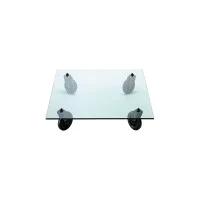 copy of Fontana Arte Tavolo con Ruote Decorative Rectangular