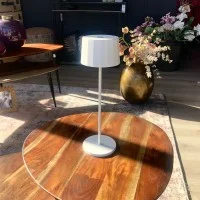 Logica TWIGGY Less Lampada LED da Tavolo A Batteria con Base
