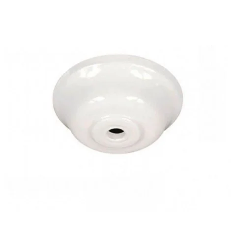 Round Ceiling Rose White Porcelain