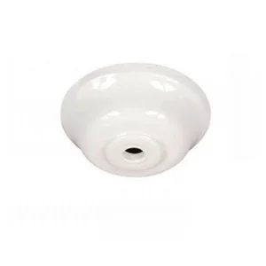 Round Ceiling Rose White Porcelain