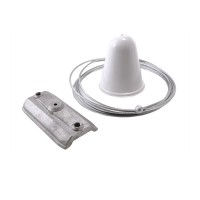 IVela Kit di Sospensione con Cavo Acciaio 2000 mm Bianco