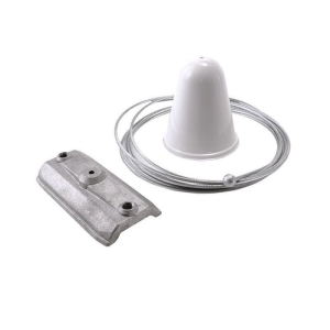 IVela Kit di Sospensione con Cavo Acciaio 2000 mm Bianco