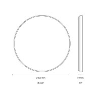 Flos Clara Fumée Lampada LED da Soffitto o Parete By Piero