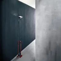 Flos Toio HL Lampada da Terra Dimmerabile Colore Rosso By