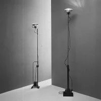 Flos Toio HL Floor Lamp Black dimmable 230/240V By Castiglioni Flos Toio HL Floor Lamp Black dimmable 230/240V By Castiglioni