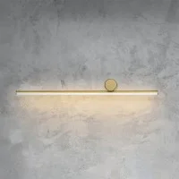 Flos Coordinates Wall Lamp In Aluminum Champagne Color Anodized